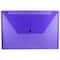 JAM Paper 9.8" x 14.5" Plastic Snap Closure Envelopes, 12ct.